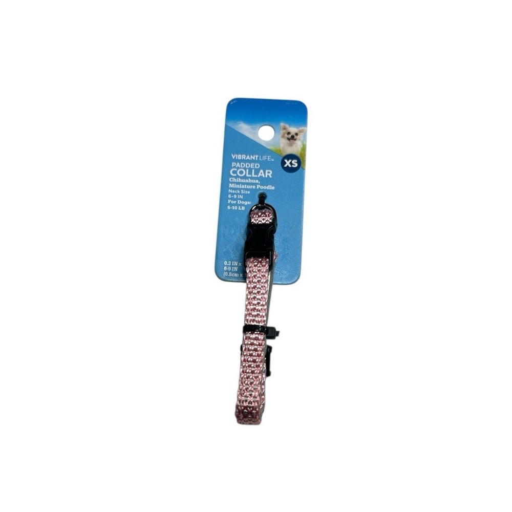 VIBRANT LIFE dog collar SIZE XS‎ extra small neck size 6-9 inch adjustable